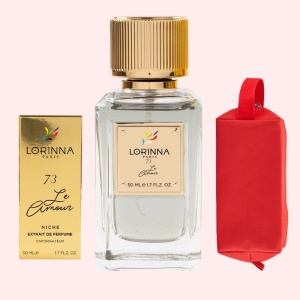 Set Extract de Parfum Lorinna Paris Parfum Le Amour Unisex Damă Bărbat 50 ml si Gentuță Parfumuri