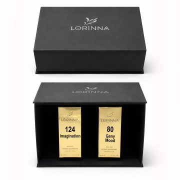 Set parfum Lorinna Paris Gany Mood & Imagination, 2 x 50 ml, Cutie cadouri parfum premium