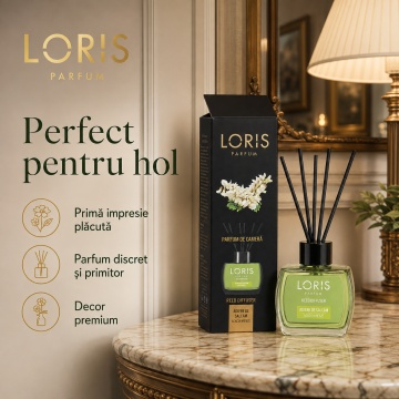Set parfum odorizat de camera cu betisoare parfumate, miros placut persistent, LORIS PARFUM, esenta Adiere de Salcam, 120 ml - Img 4