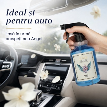 Spray Odorizant Loris Pafum Angel, 500 ml, pentru Cameră, Hol, Baie și Auto, Aromă Delicată și Persistentă - Img 6