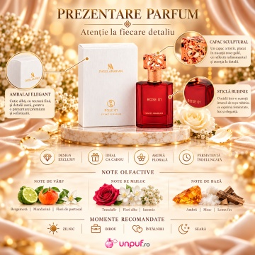 Swiss Arabian Rose 01 – Parfum EDP, unisex - Img 3