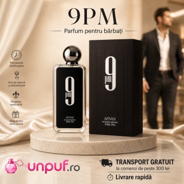 Afnan 9 Pm Pour Homme – Parfum EDP 100 ml, bărbați - Img 10