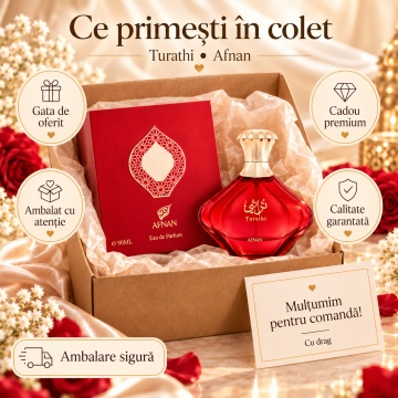 Afnan Turathi Red – Parfum EDP 90 ML, damă - Img 4