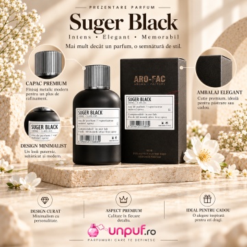 ARO-FAC Aroma Factory Aro-Fac Black Suger – Parfum EDP 100 ml, unisex - Img 3