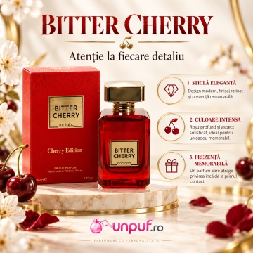 Bitter Cherry, Marhaba parfum unisex inspirat de Lost Cherry, Tom Ford, EDP, 100 ml - Img 3