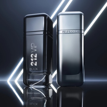 Carolina Herrera 212 Vip Black Elixir – Apă de parfum 50 ml, bărbați - Img 4