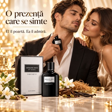 Fragrance World Genuine Man Giovany Society – Parfum EDP 100 ml, bărbați - Img 4
