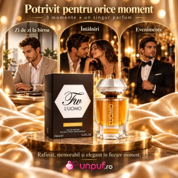 Fragrance World L'Uomo le Intense – Parfum EDP 100 ml, bărbați - Img 5