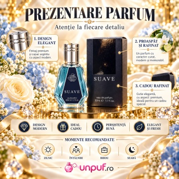 Fragrance World Suave – Parfum EDP 50 ml, bărbați - Img 3