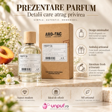 Fruity 26, Aro Fac parfum unisex inspirat de Maison Francis Kurkdjian Aqua Vitae, EDP,100 ml - Img 3