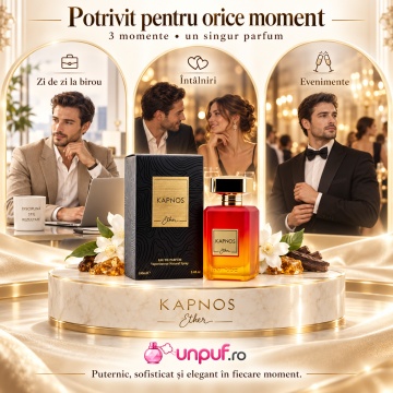 Kapnos, Ether x Marhaba, parfum unisex, ADN propriu, EDP, 100ml - Img 6