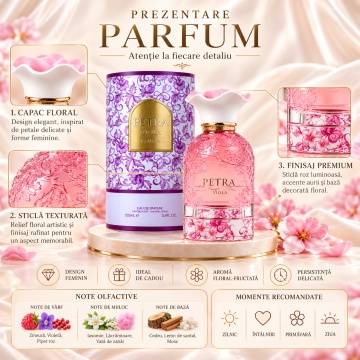 Lattafa Petra Viola – Parfum 100 ML, damă - Img 3