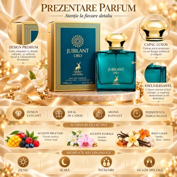 Maison Alhambra Jubilant Oro – Parfum EDP 100 ml, bărbați - Img 3