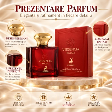 Maison Alhambra Versencia Rouge – Parfum EDP 100 ml, bărbați - Img 3