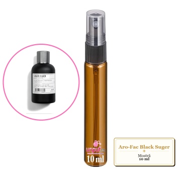 Mostra fiola din Aro-Fac Black Suger, decant sticla cu pulverizator - Img 4