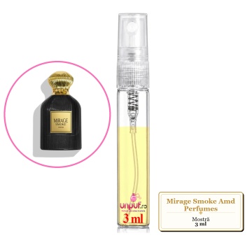 Mostra fiola din Mirage Smoke Amd Perfumes, decant sticla cu pulverizator - Img 2