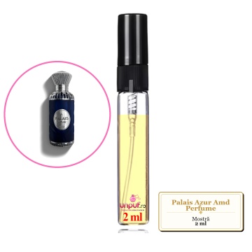 Mostra fiola din Palais Azur Amd Perfume, decant sticla cu pulverizator