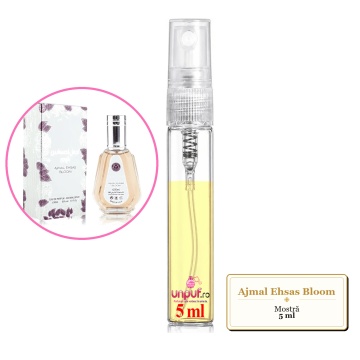 Mostra fiola din Parfumul Ajmal Ehsas Bloom, decant sticla cu pulverizator - Img 4