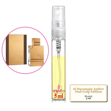 Mostra fiola din Parfumul Al Haramain Amber Oud Gold Edition, decant sticla cu pulverizator - Img 4