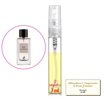 Mostra fiola din Parfumul Alhambra L`Impressio Ii Pour Femme, decant sticla cu pulverizator - Img 3