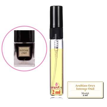 Mostra fiola din Parfumul Arabian Oryx Intense Oud, decant sticla cu pulverizator - Img 2