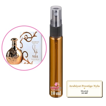 Mostra fiola din Parfumul Arabiyat Prestige Nyla, decant sticla cu pulverizator - Img 4
