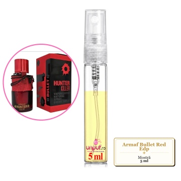 Mostra fiola din Parfumul Armaf Bullet Red Edp, decant sticla cu pulverizator - Img 4