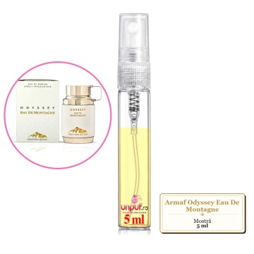 Mostra fiola din Parfumul Armaf Odyssey Eau De Montagne, decant sticla cu pulverizator - Img 4