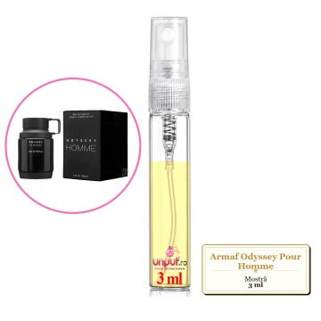 Mostra fiola din Parfumul Armaf Odyssey Pour Homme, decant sticla cu pulverizator - Img 3