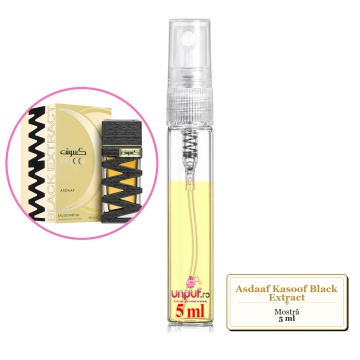 Mostra fiola din Parfumul Asdaaf Kasoof Black Extract, decant sticla cu pulverizator - Img 4