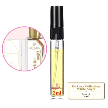 Mostra fiola din Parfumul De Luxe Collection White Angel, decant sticla cu pulverizator
