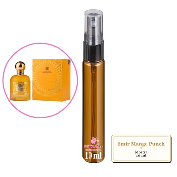 Mostra fiola din Parfumul Emir Mango Punch, decant sticla cu pulverizator