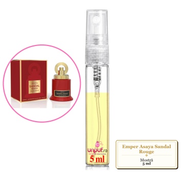 Mostra fiola din Parfumul Emper Asaya Sandal Rouge, decant sticla cu pulverizator - Img 4