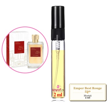 Mostra fiola din Parfumul Emper Best Rouge 530, decant sticla cu pulverizator - Img 2