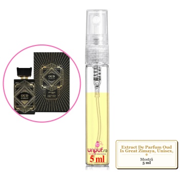 Mostra fiola din Parfumul Extract De Parfum Oud Is Great Zimaya, Unisex,, decant sticla cu pulverizator - Img 4
