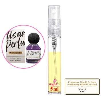 Mostra fiola din Parfumul Fragrance World Artisan Perfumery Salted Caramel, decant sticla cu pulverizator - Img 4