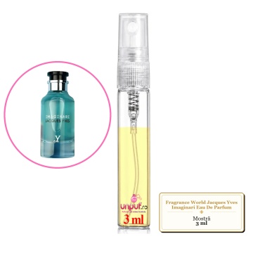 Mostra fiola din Parfumul Fragrance World Jacques Yves Imaginari Eau De Parfum, decant sticla cu pulverizator