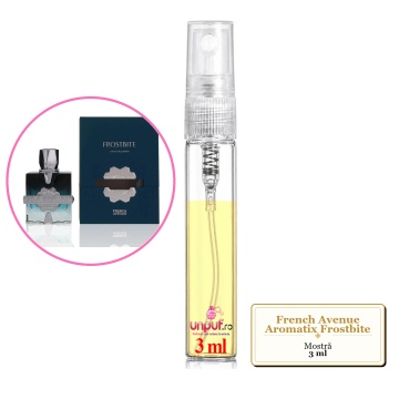 Mostra fiola din Parfumul French Avenue Aromatix Frostbite, decant sticla cu pulverizator - Img 2