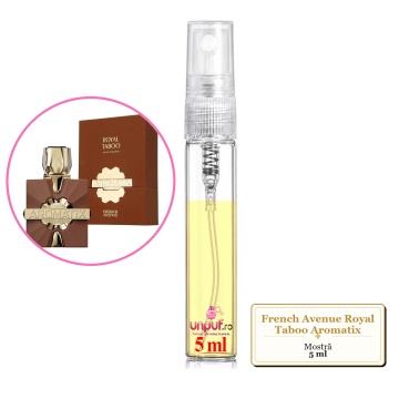 Mostra fiola din Parfumul French Avenue Royal Taboo Aromatix, decant sticla cu pulverizator - Img 4