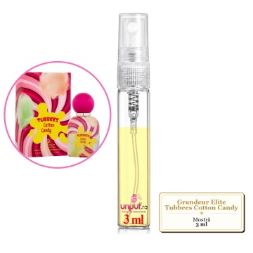 Mostra fiola din Parfumul Grandeur Elite Tubbees Cotton Candy, decant sticla cu pulverizator - Img 3