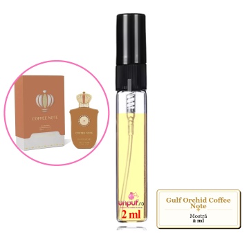 Mostra fiola din Parfumul Gulf Orchid Coffee Note, decant sticla cu pulverizator