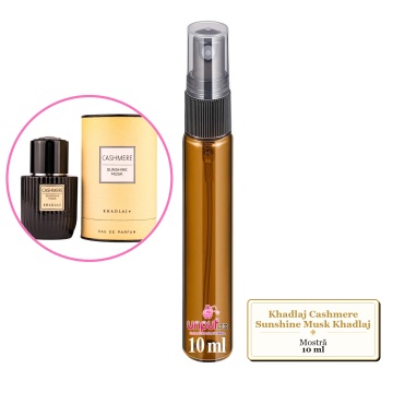 Mostra fiola din Parfumul Khadlaj Cashmere Sunshine Musk Khadlaj, decant sticla cu pulverizator