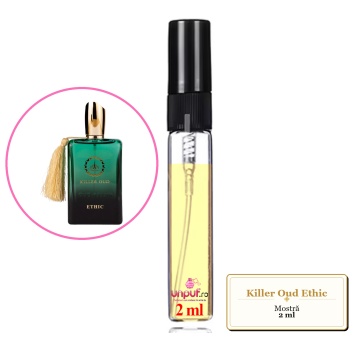 Mostra fiola din Parfumul Killer Oud Ethic, decant sticla cu pulverizator - Img 2