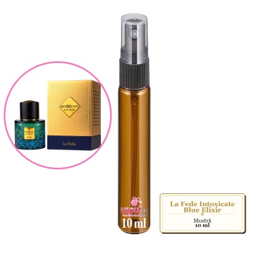 Mostra fiola din Parfumul La Fede Intoxicate Blue Elixir, decant sticla cu pulverizator - Img 3