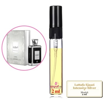 Mostra fiola din Parfumul Lattafa Ejaazi Intensive Silver, decant sticla cu pulverizator - Img 2