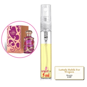 Mostra fiola din Parfumul Lattafa Habik For Women, decant sticla cu pulverizator - Img 4