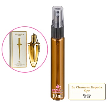 Mostra fiola din Parfumul Le Chameau Espada Oro, decant sticla cu pulverizator - Img 3