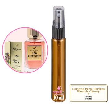 Mostra fiola din Parfumul Lorinna Paris Electric Cherry, decant sticla cu pulverizator - Img 4