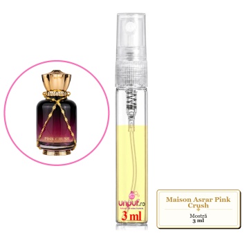 Mostra fiola din Parfumul Maison Asrar Pink Crush, decant sticla cu pulverizator - Img 2