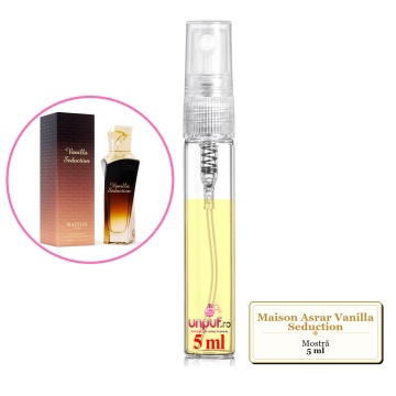 Mostra fiola din Parfumul Maison Asrar Vanilla Seduction, decant sticla cu pulverizator - Img 4
